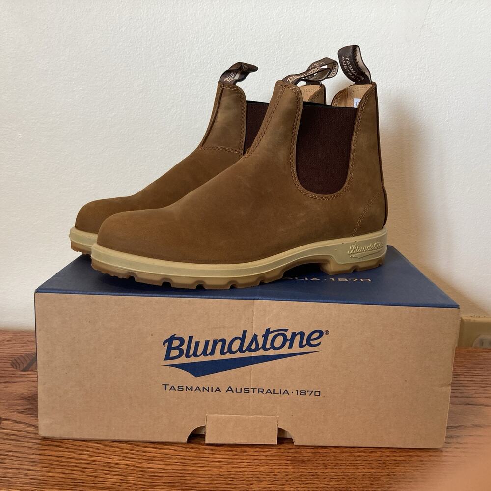 Men's size 9.5 US Blundstone 1320 Crazy Horse Leather Chelsea Boots UK 8.5